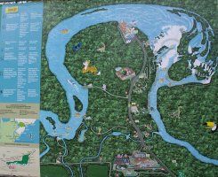 Map of Iguassu Falls