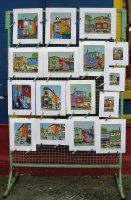 Paintings of La Boca, Buenos Airies, Argentina