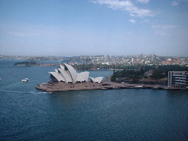 Opera House from Pylon Lookout, Sydney