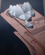 Aerial map of Sydney Opera House